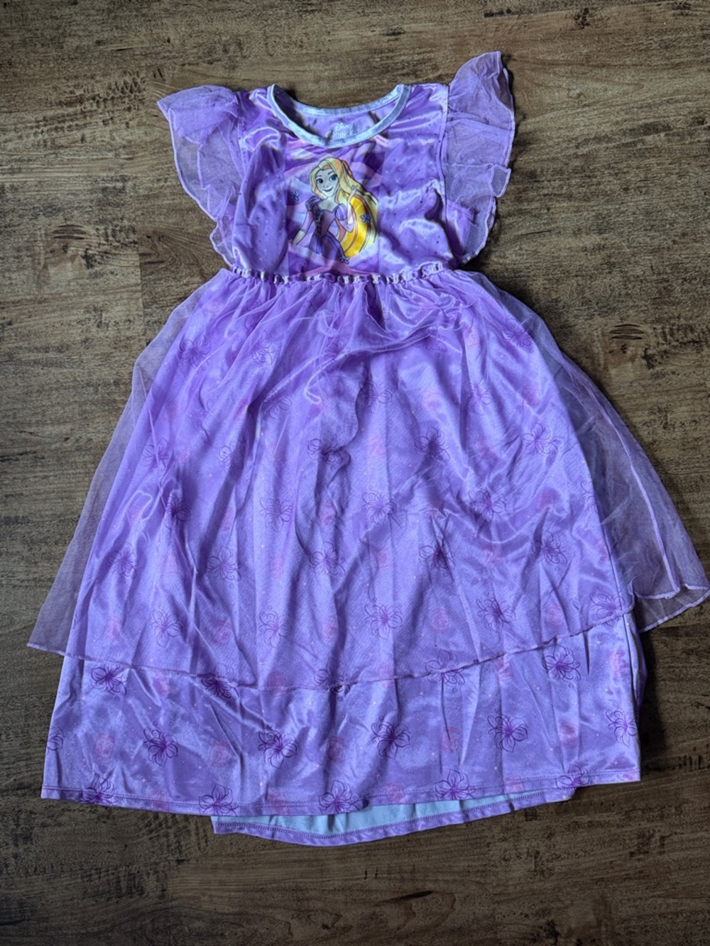 Disney Rapunzel Lavender Princess Costume Dress/ Nightgown size medium 8